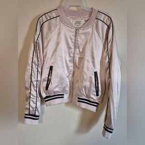 Ashley By 26 International Women's Light Pink Bomber Jacket